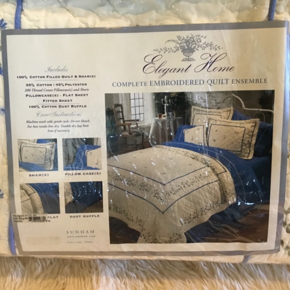 Brand new 8 piece king bedding set - Picture 4 of 4